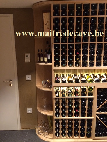 Cave à vin en acajou